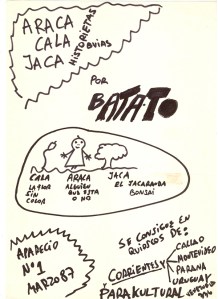 Batato Primera aficheta 1987